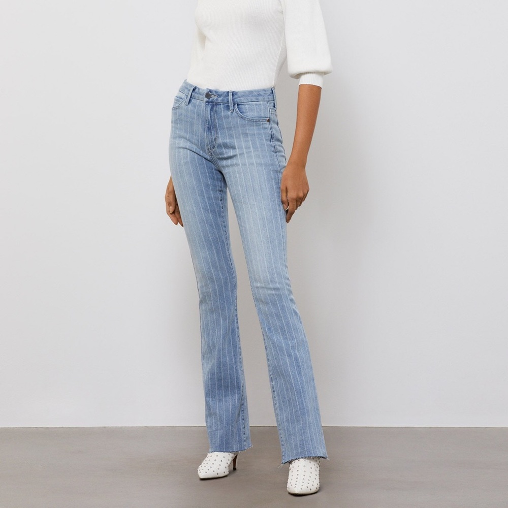 High-rise flare jeans